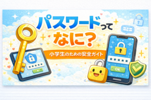 【小学生向け】パスワードで大切な情報を守ろう