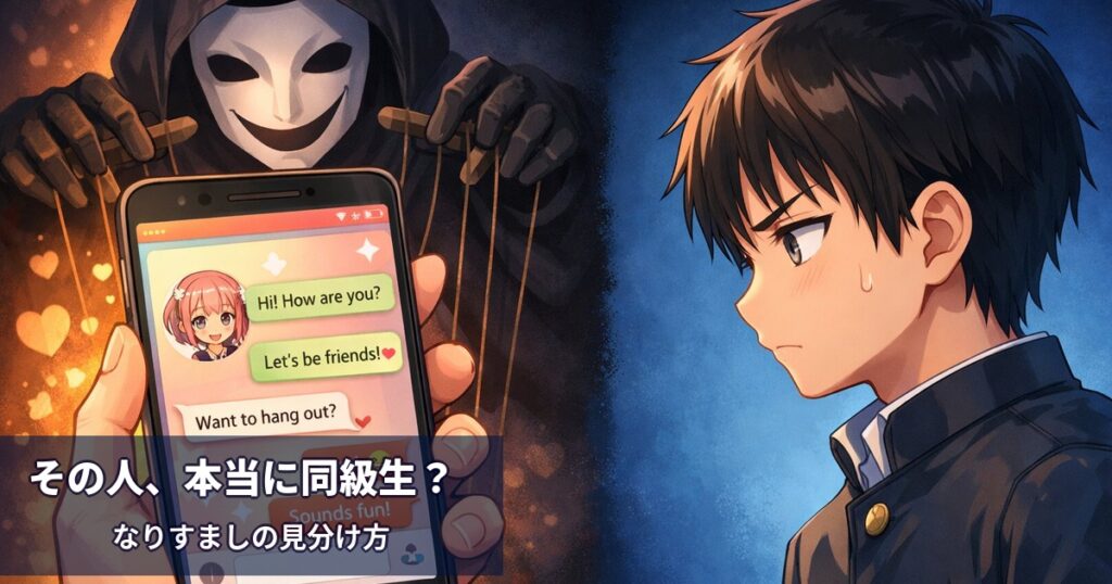 その人、本当に同級生？ ／ なりすましの見分け方