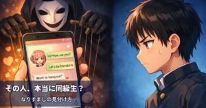 【中学生向け】その人、本当に同級生？ なりすましアカウントの見分け方