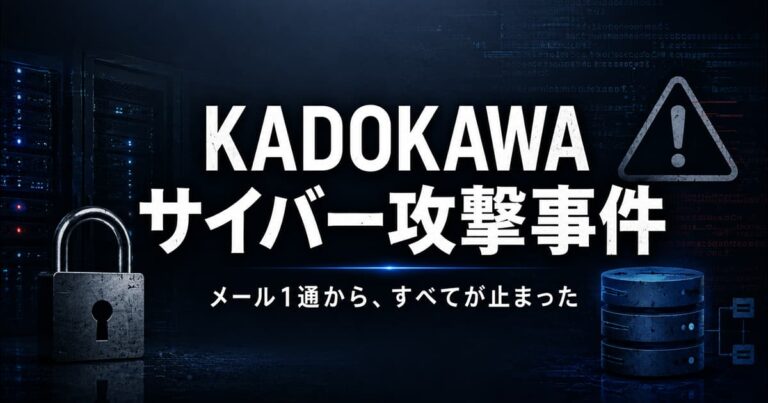 2024年 KADOKAWA・ニコニコ ランサムウェア攻撃事件